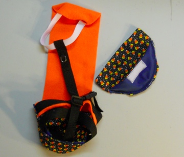 Candy Corn Goose Diaper Holder Harness 2